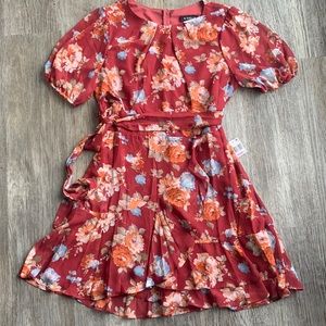 NWT B Darlin floral ruffle dress